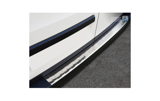 Stainless steel bumper protector suitable for Volkswagen Crafter TGE 2017- 'Ribs'