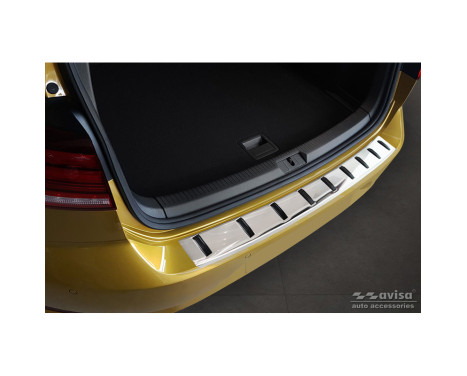 Stainless steel bumper protector suitable for Volkswagen Golf VII HB 3/5-door 2012-2017 & Facelift 2017-20, Image 2