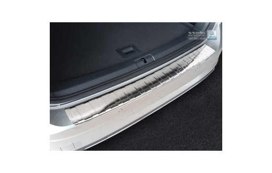 Stainless steel bumper protector suitable for Volkswagen Golf VII Variant Facelift 2017- 'Ribs'