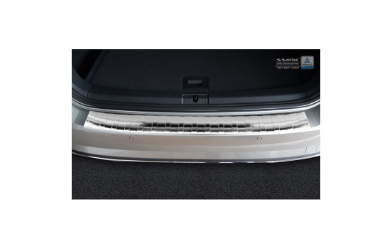 Stainless steel bumper protector suitable for Volkswagen Golf VII Variant Facelift 2017- 'Ribs', Image 3