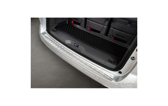 Stainless steel bumper protector suitable for Volkswagen Multivan T7 2021- - 'Ribs', Image 2