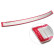 Stainless steel bumper protector suitable for Volkswagen Multivan T7 2021- - 'Ribs', Thumbnail 7
