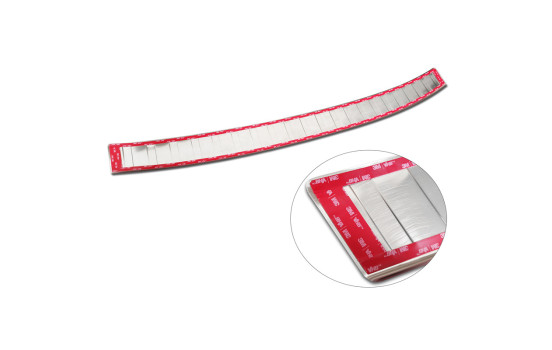 Stainless steel bumper protector suitable for Volkswagen Multivan T7 2021- - 'Ribs', Image 7