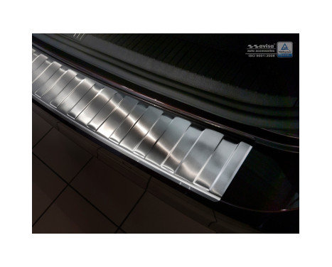 Stainless steel bumper protector suitable for Volkswagen Passat 3G Variant 2014- 'Ribs', Image 4