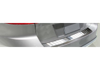 Stainless steel bumper protector suitable for Volkswagen Passat Alltrack 2012- 'Ribs'