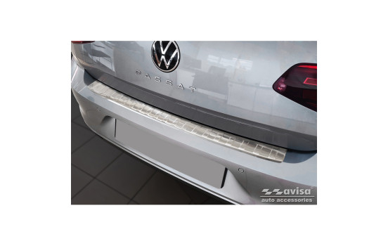Stainless steel bumper protector suitable for Volkswagen Passat Sedan 2014-2019 & FL 2019- 'Ribs'