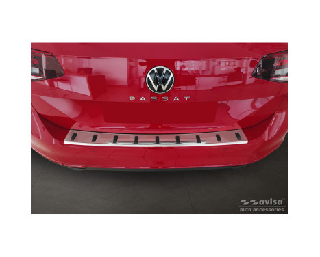 Stainless steel bumper protector suitable for Volkswagen Passat Variant 2014-2019 & Facelift 2019- (incl. R, Image 2