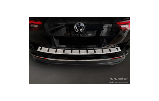 Stainless steel bumper protector suitable for Volkswagen Tiguan II 2016-2020 & Facelift 2020- 'STRONG EDITI, Image 2