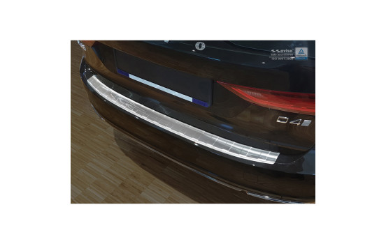 Stainless steel bumper protector suitable for Volvo V90 9/2016- 'Ribs'