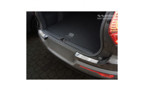 Stainless steel bumper protector suitable for Volvo XC40 2018- 'RIbs' (2-piece)