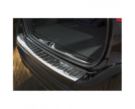 Stainless steel bumper protector suitable for Volvo XC60 2013- 'Ribs'