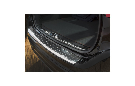 Stainless steel bumper protector suitable for Volvo XC60 2013- 'Ribs'