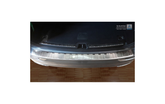 Stainless steel bumper protector suitable for Volvo XC60 II 2017- 'Ribs', Image 2