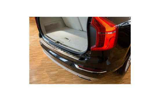 Stainless steel bumper protector suitable for Volvo XC90 2015- 'Ribs'