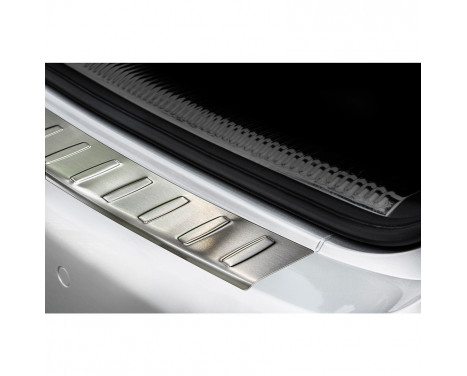 Stainless steel rear bumper protector Audi A4 B8 Avant 2008-2012 'Ribs', Image 2