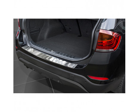 Stainless steel rear bumper protector BMW X1 E84 Facelift 2012-2015 'Ribs'