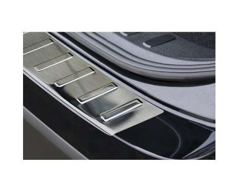 Stainless steel rear bumper protector BMW X1 E84 Facelift 2012-2015 'Ribs', Image 3