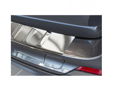 Stainless steel rear bumper protector BMW X5 F15 2013- 'Ribs' excl. M, Image 2