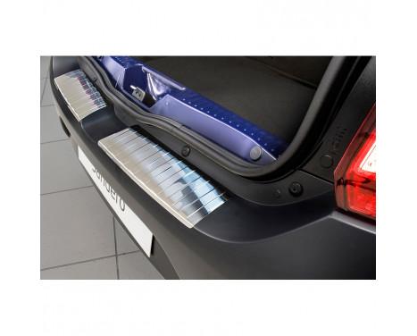 Stainless steel rear bumper protector Dacia Sandero II 2012-