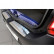 Stainless steel rear bumper protector Dacia Sandero II 2012-