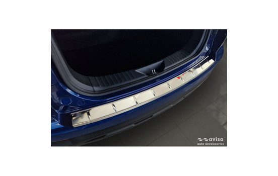 Stainless Steel Rear Bumper Protector Fits BAIC Beijing 3 (X35) 2023- 'Ribs', Image 4
