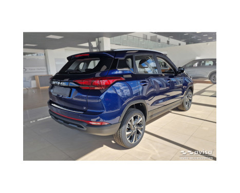 Stainless Steel Rear Bumper Protector Fits BAIC Beijing 3 (X35) 2023- 'Ribs', Image 5