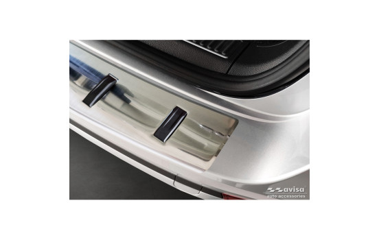 Stainless steel rear bumper protector for Skoda Superb III Combi 2015-2023 incl Scout, Image 3
