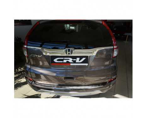 Stainless steel rear bumper protector Honda CRV 2015- 'Ribs', Image 3
