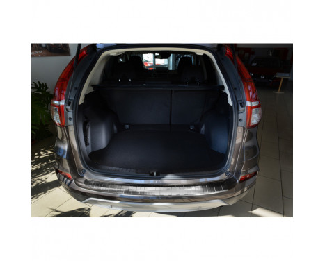 Stainless steel rear bumper protector Honda CRV 2015- 'Ribs', Image 4