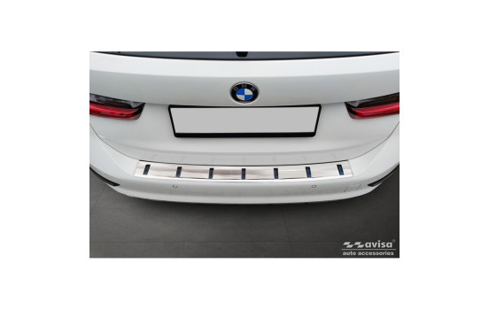 Stainless steel rear bumper protector suitable for BMW 3 Series (G21) Touring 2019-2022 'STRONG EDITION', Image 2