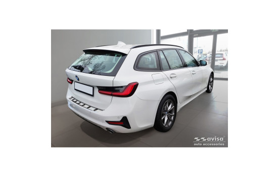 Stainless steel rear bumper protector suitable for BMW 3 Series (G21) Touring 2019-2022 'STRONG EDITION', Image 5