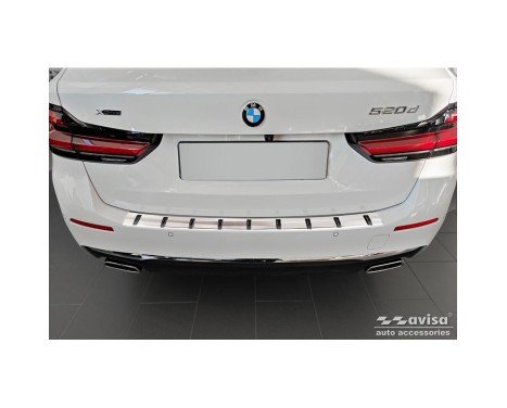 Stainless steel rear bumper protector suitable for BMW 5-Series G31 FL Touring 2020 - excl. M-Sport, Image 5