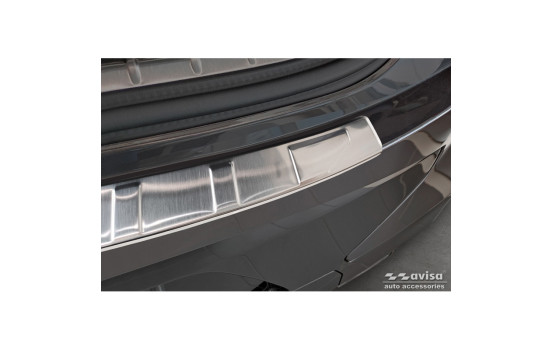 Stainless Steel Rear Bumper Protector suitable for BMW X4 G02/F98 M Competition Facelift 2021 - 'Ribs', Image 2