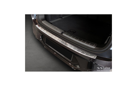 Stainless Steel Rear Bumper Protector suitable for BMW X4 G02/F98 M Competition Facelift 2021 - 'Ribs', Image 3