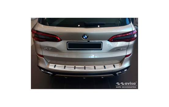 Stainless steel rear bumper protector suitable for BMW X5 (G05) M-Sport 2018- 'STRONG EDITION', Image 3