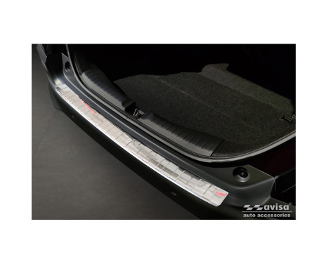 Stainless Steel Rear Bumper Protector suitable for Honda Crosstar 2020- 'Ribs', Image 2