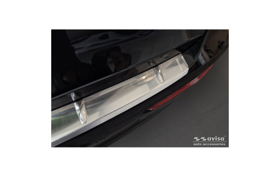 Stainless steel rear bumper protector suitable for Kia Niro II Hybrid & Niro II EV (SG2) 2022 - 'Ribs', Image 2