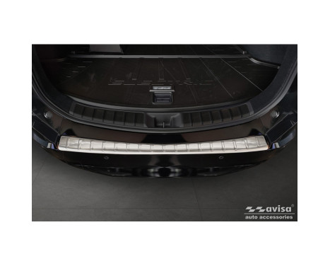 Stainless Steel Rear Bumper Protector suitable for Lexus RZ 2023 - 'Ribs', Image 2