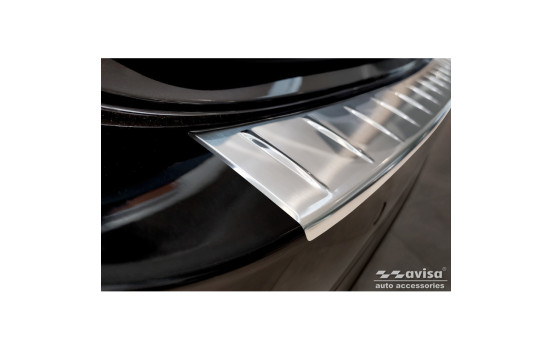 Stainless Steel Rear Bumper Protector suitable for Mercedes E-Class W214 Sedan 2023 - 'Ribs', Image 5
