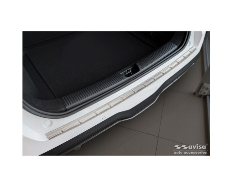 Stainless steel rear bumper protector suitable for MG 4 (EV) 2022- 'British Flag'