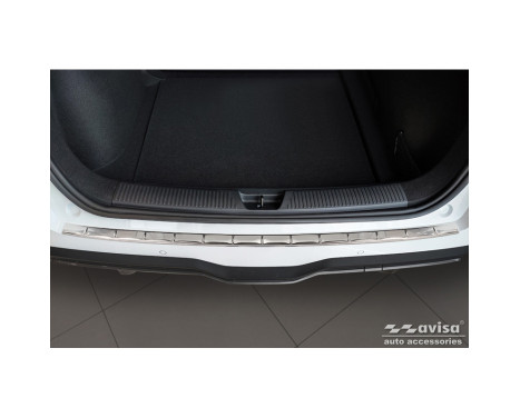 Stainless steel rear bumper protector suitable for MG 4 (EV) 2022- 'British Flag', Image 2