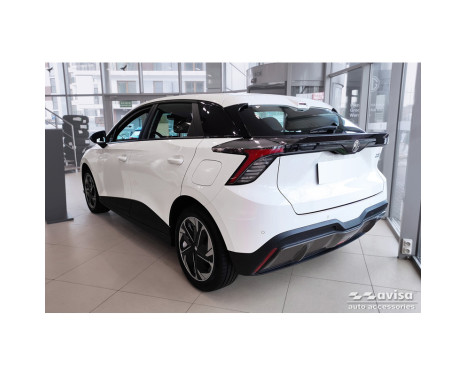 Stainless steel rear bumper protector suitable for MG 4 (EV) 2022- 'British Flag', Image 6