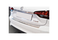 Stainless steel rear bumper protector suitable for MG 5 SW (EV) 2022 - 'British Flag'