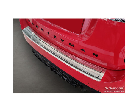 Stainless steel rear bumper protector suitable for Mini Countrymann F60 FL 2020-2023 'British Flag'