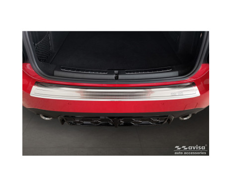 Stainless steel rear bumper protector suitable for Mini Countrymann F60 FL 2020-2023 'British Flag', Image 4