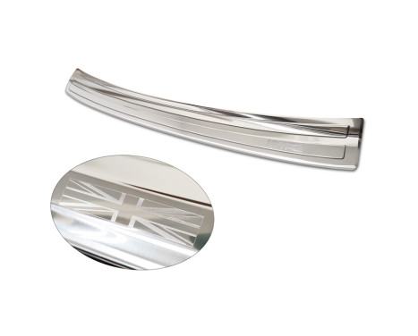 Stainless steel rear bumper protector suitable for Mini Countrymann F60 FL 2020-2023 'British Flag', Image 6