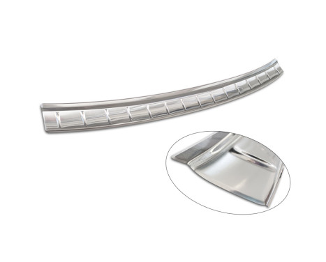 Stainless Steel Rear Bumper Protector suitable for Polestar 2 2019-2023 & Facelift 2023 - 'Ribs', Image 5