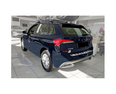 Stainless Steel Rear Bumper Protector suitable for Skoda Kamiq 2019- 'STRONG EDITION', Image 5