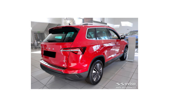 Stainless steel rear bumper protector suitable for Skoda Karoq (NU7) Facelift incl. Sportline 2022-, Image 6