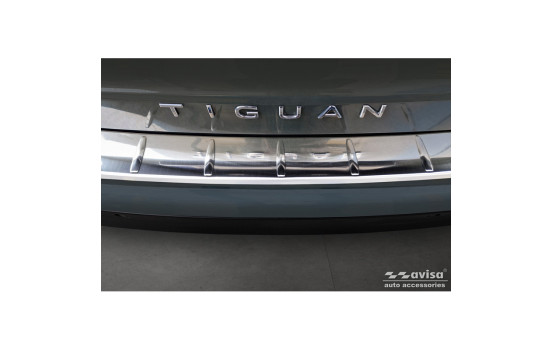 Stainless steel rear bumper protector suitable for Volkswagen Tiguan (CT1) 2024- 'Ribs', Image 5
